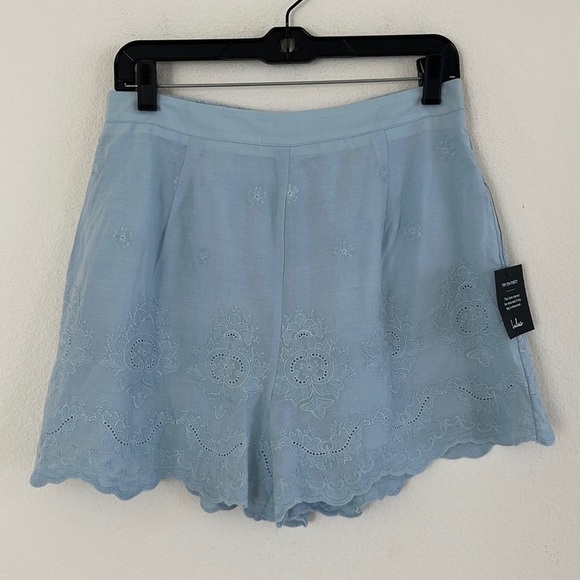 NWT Lulus Summer Soiree Embroidered Shorts - Picture 2 of 7